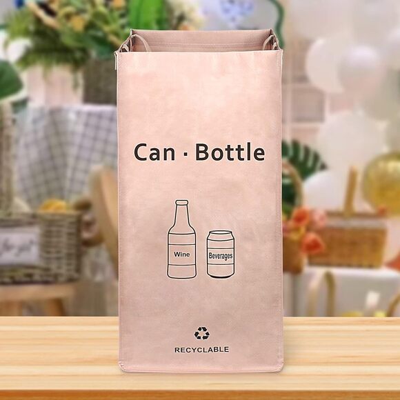 Recycling Bin Bags Set of 3 Waterproof Reusable Trash Sorter Kitchen Home Bins - Picture 8 of 9